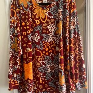 Colorful Floral Women's Top